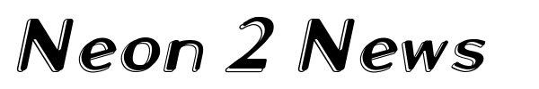Neon 2 News font preview